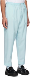 Marni Blue Cropped Trousers