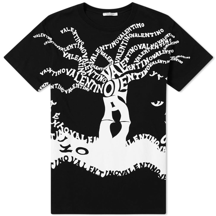 Photo: Valentino Logo Tree Print Tee