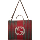 Gucci Multicolor Tweed Tote