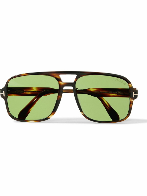 Photo: TOM FORD - Aviator-Style Tortoiseshell Acetate Sunglasses