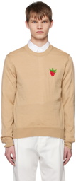 Comme des Garçons Shirt Beige Brett Westfall Edition Sweater