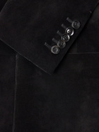 TOM FORD - Panelled Suede Blazer - Black
