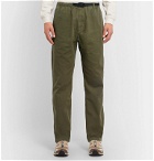 Gramicci - Belted Cotton-Twill Trousers - Green