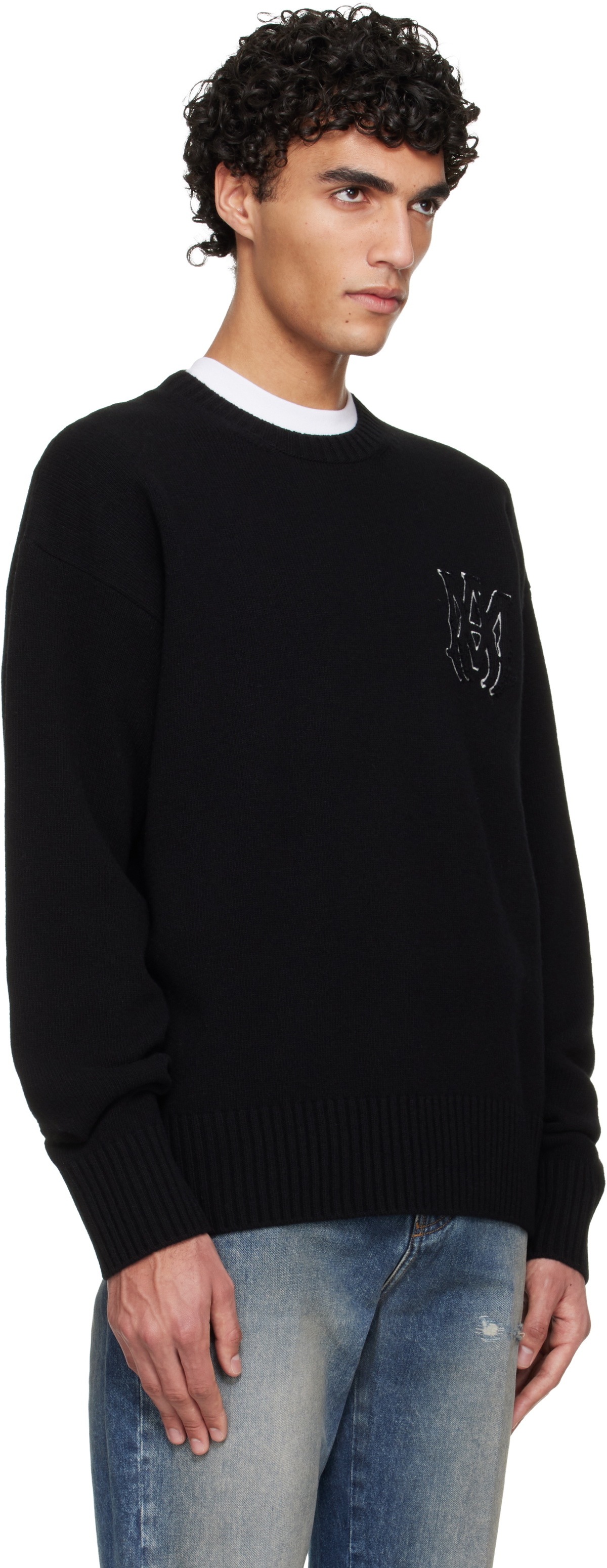 AMIRI Black MA Sweater