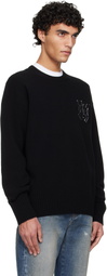 AMIRI Black MA Sweater
