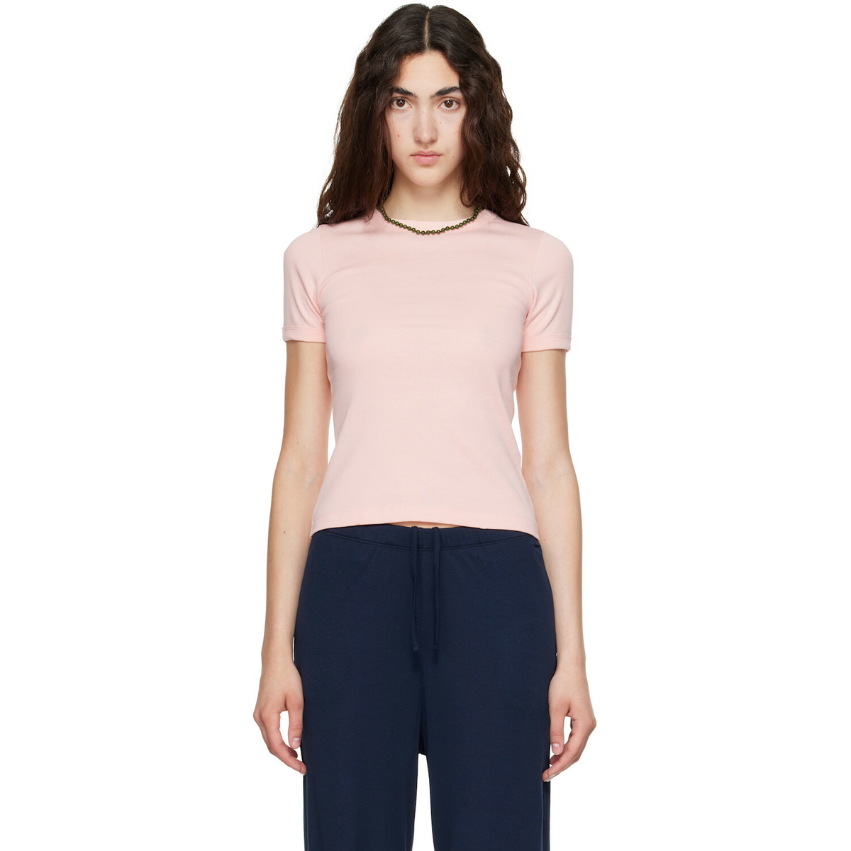 FLORE FLORE Pink Car T-shirt