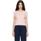 FLORE FLORE Pink Car T-shirt