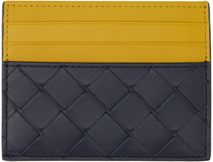 Photo: Bottega Veneta Black & Yellow Credit Card Holder