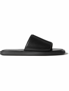 Bottega Veneta - Leather Slides - Black