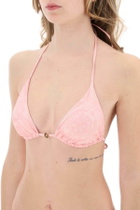 VERSACE baroque bikini top Pink