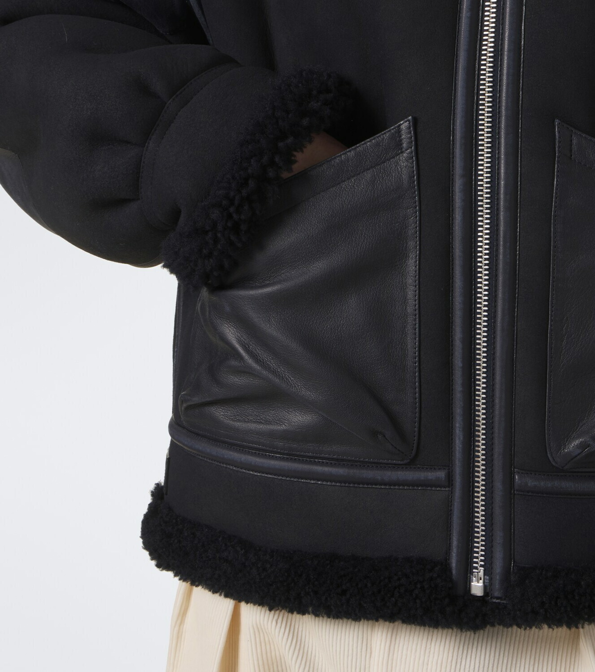 Ralph Lauren Purple Label Lutton shearling-lined leather jacket