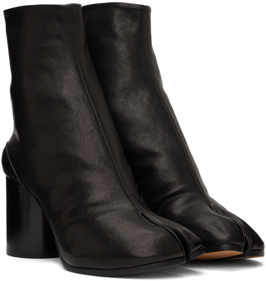 Maison Margiela leather TABI Short boots black 41