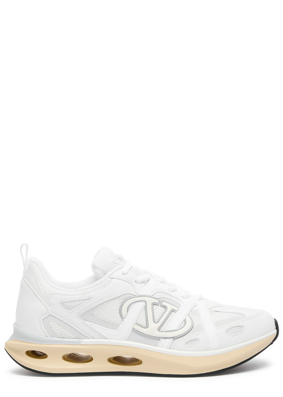 Valentino Vlogo Easyjog Panelled Mesh Sneakers White