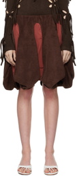 J.Kim Brown Porcelain Figurine Midi Skirt