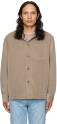 Brioni Taupe Cotton Shirt