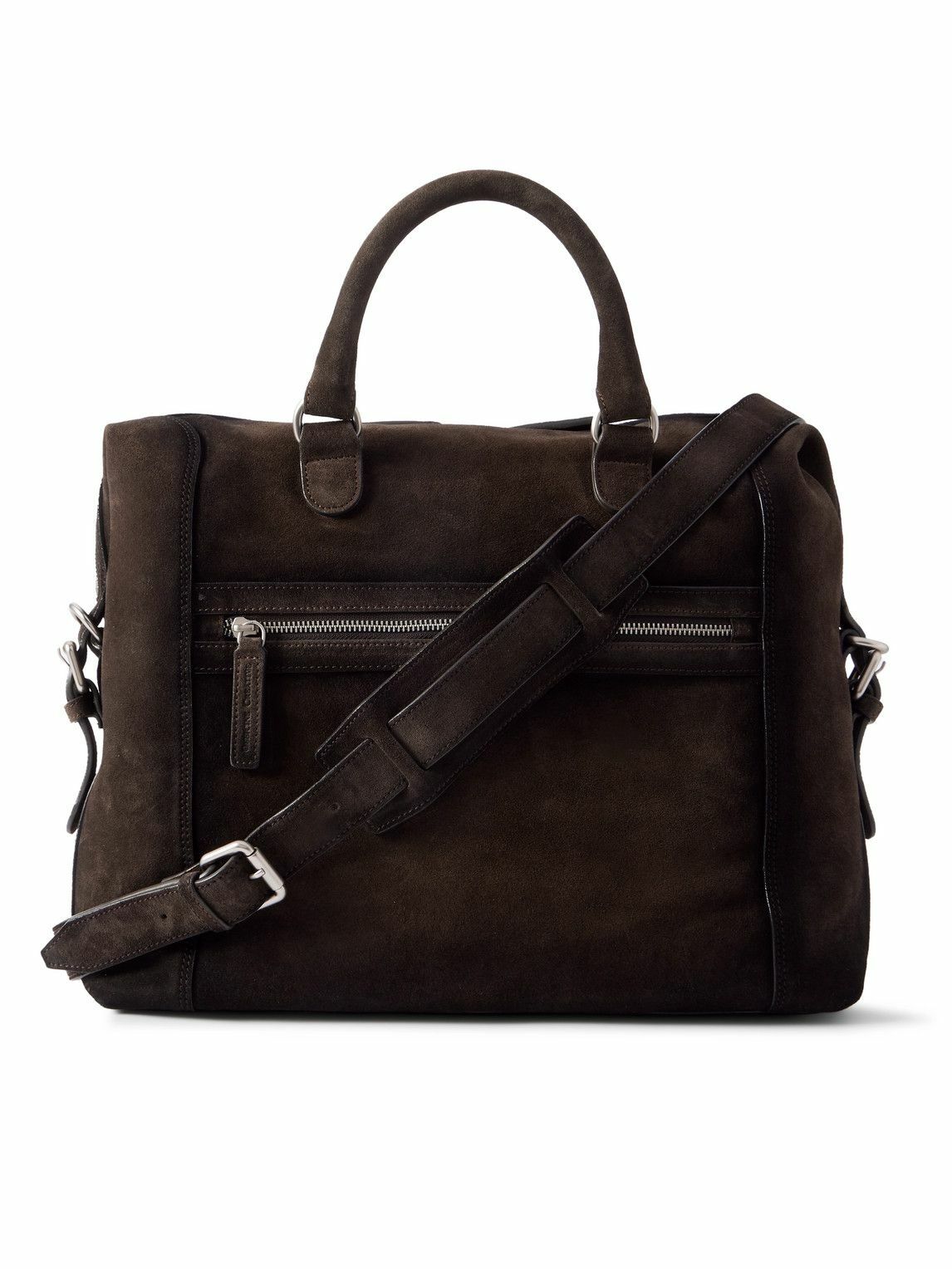 Officine Creative - Jules 003 Airbrushed Suede Briefcase