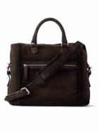 Officine Creative - Jules 003 Airbrushed Suede Briefcase
