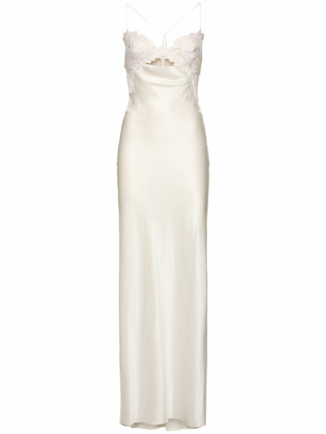embroidered satin slip dress Endless Rose main image 0