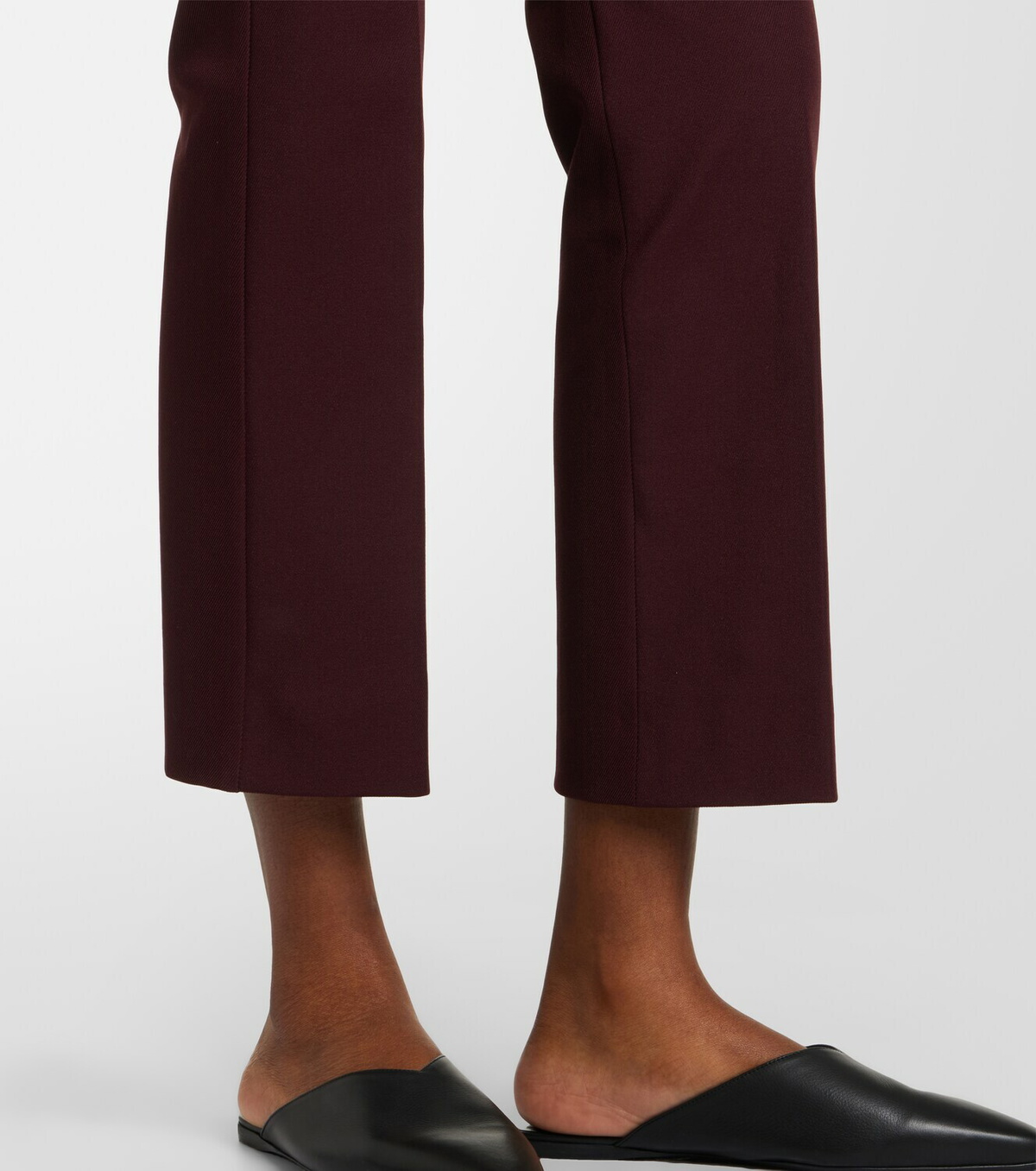 'S Max Mara Cotton-blend cropped straight pants