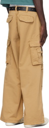 ERL Tan California Cargo Pants