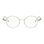 Yohji Yamamoto Silver Circle Frame Glasses