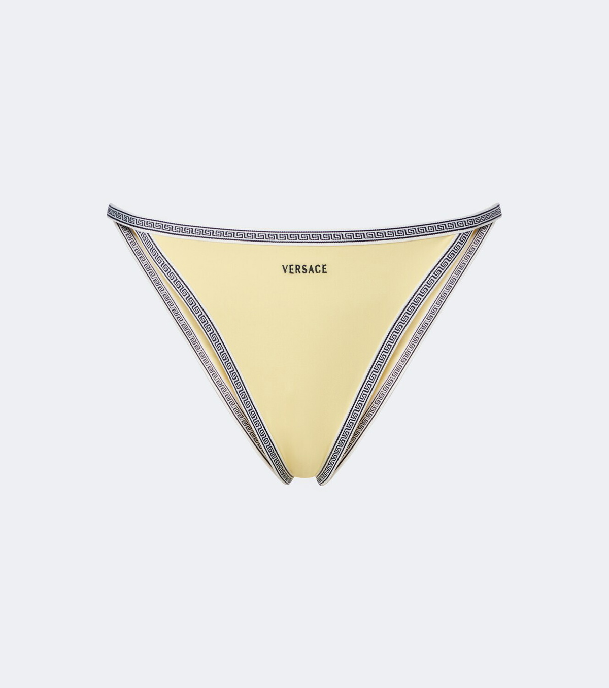 Versace Greca embroidered bikini bottoms