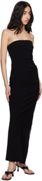 BEC + BRIDGE Black Reina Strapless Maxi Dress