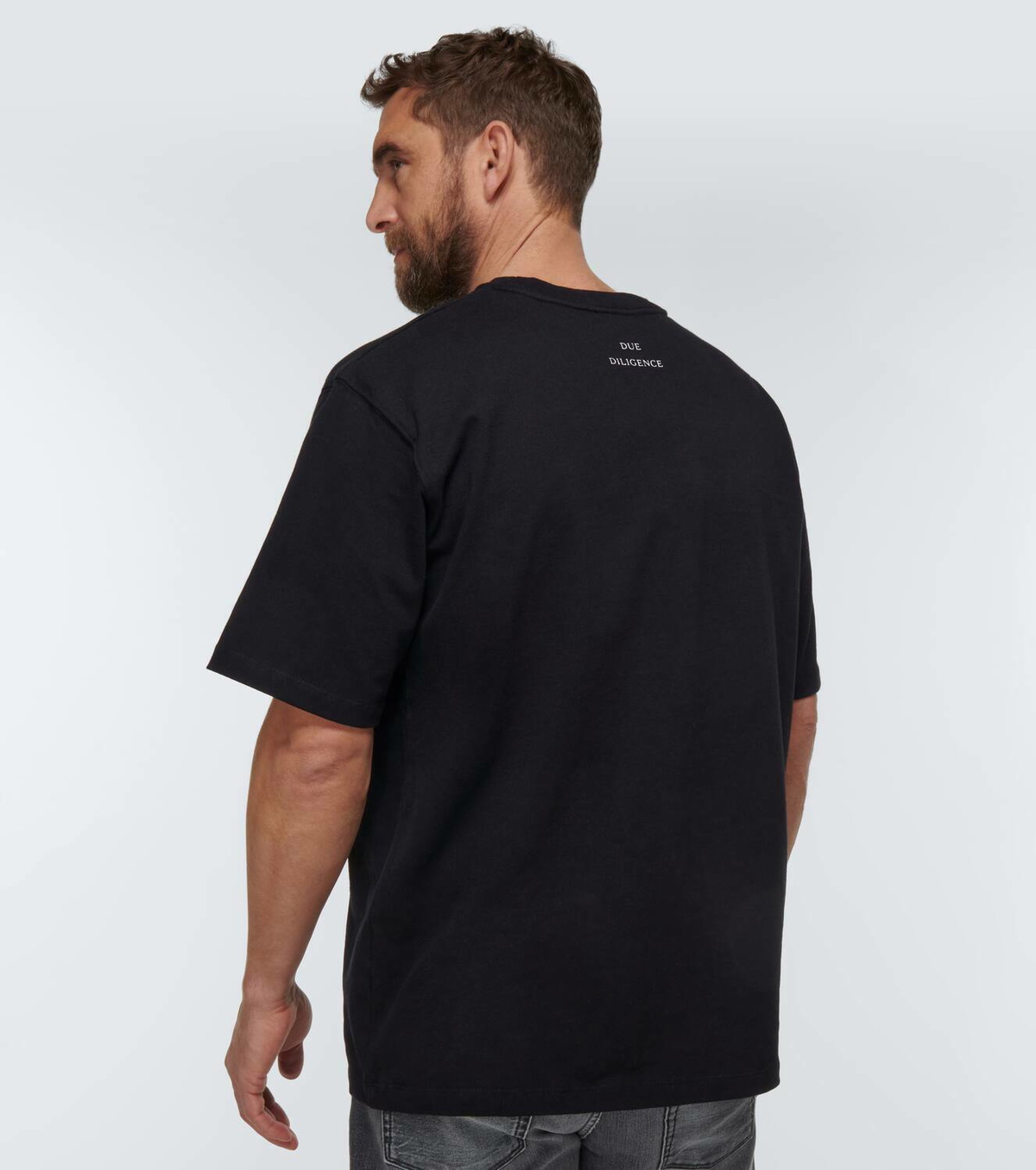Due Diligence Printed cotton jersey T-shirt