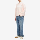 Sporty & Rich Men's Wellness Ivy Sweatshirt in Ballet Pink/White