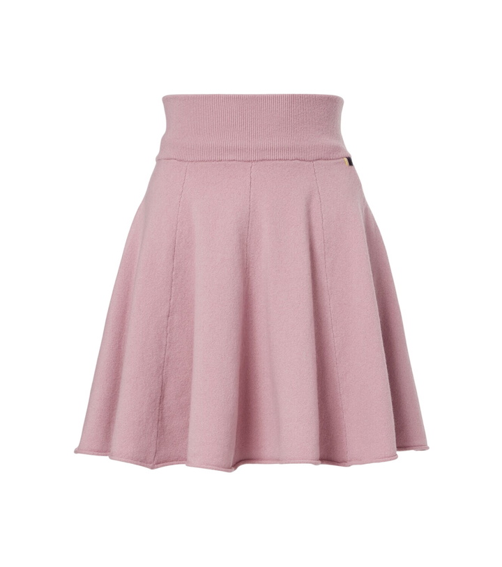 Photo: Extreme Cashmere N°379 Girl cashmere-blend miniskirt