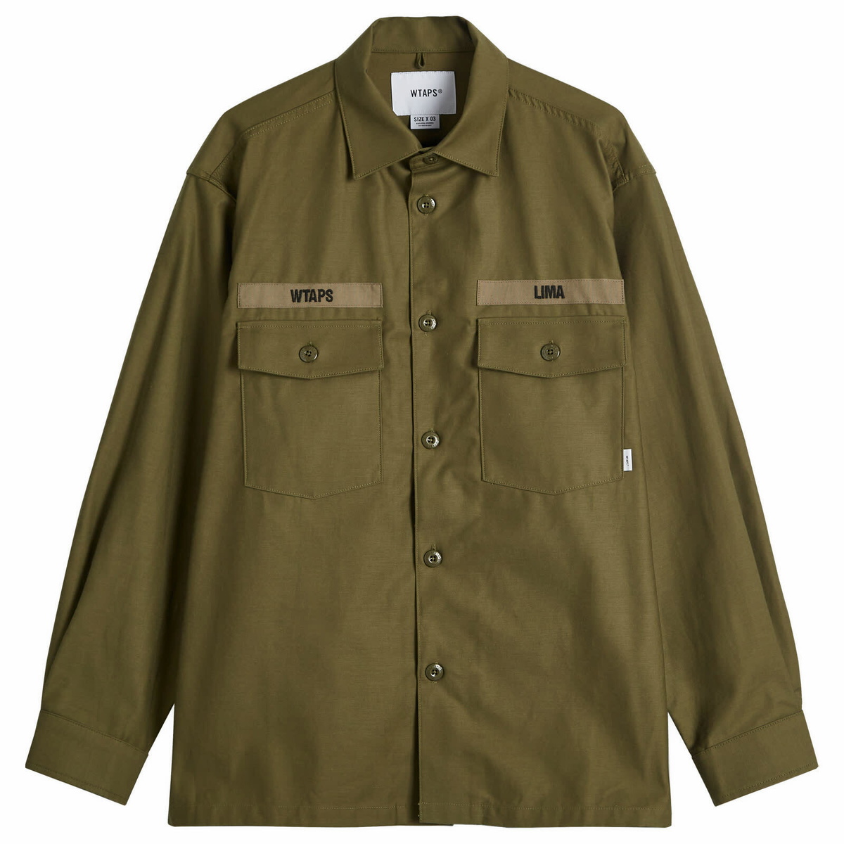 WTAPS HBT Shirt Green WTAPS