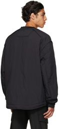 Juun.J Black Padded Sweatshirt