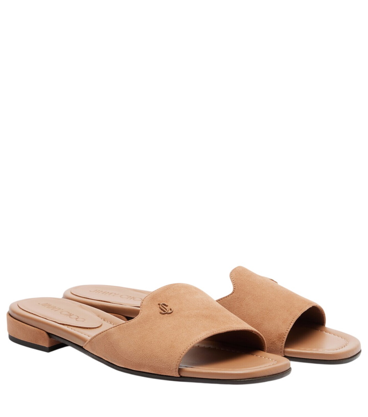 Photo: Jimmy Choo Dina suede slides