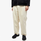 And Wander Men's Corduroy Pants in Off White