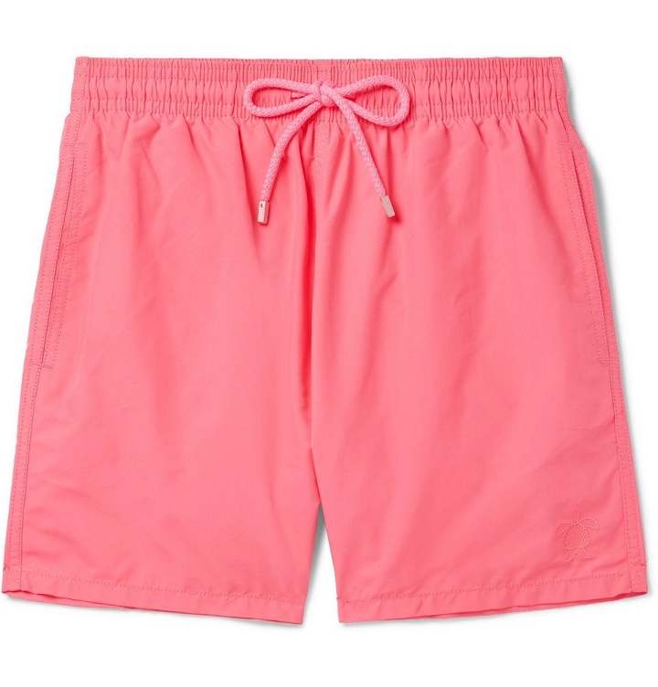 Photo: Vilebrequin - Moorea Long-Length Water-Reactive Swim Shorts - Pink