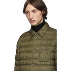 Z Zegna Khaki Down Shirt Jacket