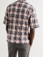 OFFICINE GÉNÉRALE - Eren Camp-Collar Checked Cotton-Blend Shirt - Multi