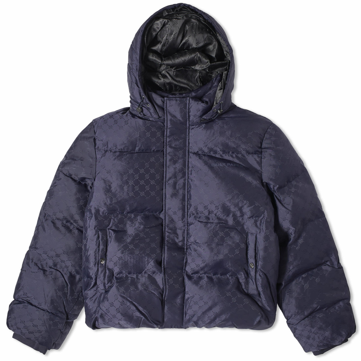 Daily Paper Men's Ravan Puffer Jacket in Deep Navy Daily Paper