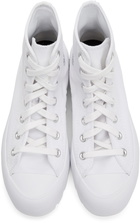 Converse White Chuck Taylor All Star Lugged High Sneakers