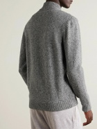 Eleventy - Wool-Blend Zip-Up Cardigan - Gray