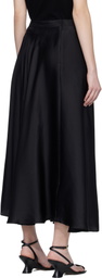 ANINE BING Black Christina Midi Skirt