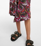 Dries Van Noten - Floral midi skirt