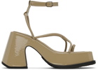 Eytys Beige Olympia Heeled Sandals