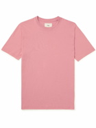 Folk - Panelled Cotton-Jersey T-Shirt - Pink