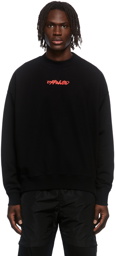 Off-White Black Arrow On Canvas Skate Crewneck Sweatshirt