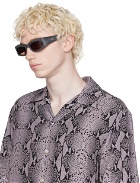 MCQ Gray Oval Sunglasses