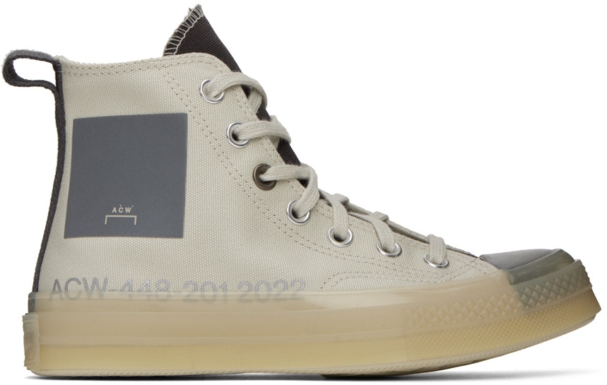Photo: A-COLD-WALL* Off-White & Gray Converse Edition Chuck 70 Sneakers