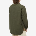 Engineered Garments Men's Flannel Work Shirt in Olive