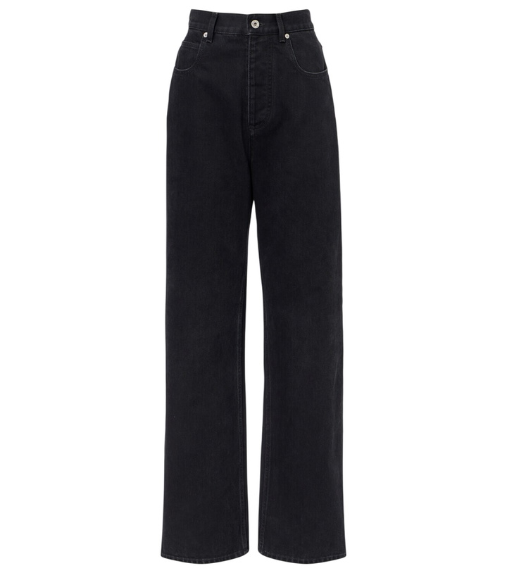 Photo: Bottega Veneta High-rise wide-leg jeans