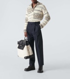 Bottega Veneta Striped wool polo sweater